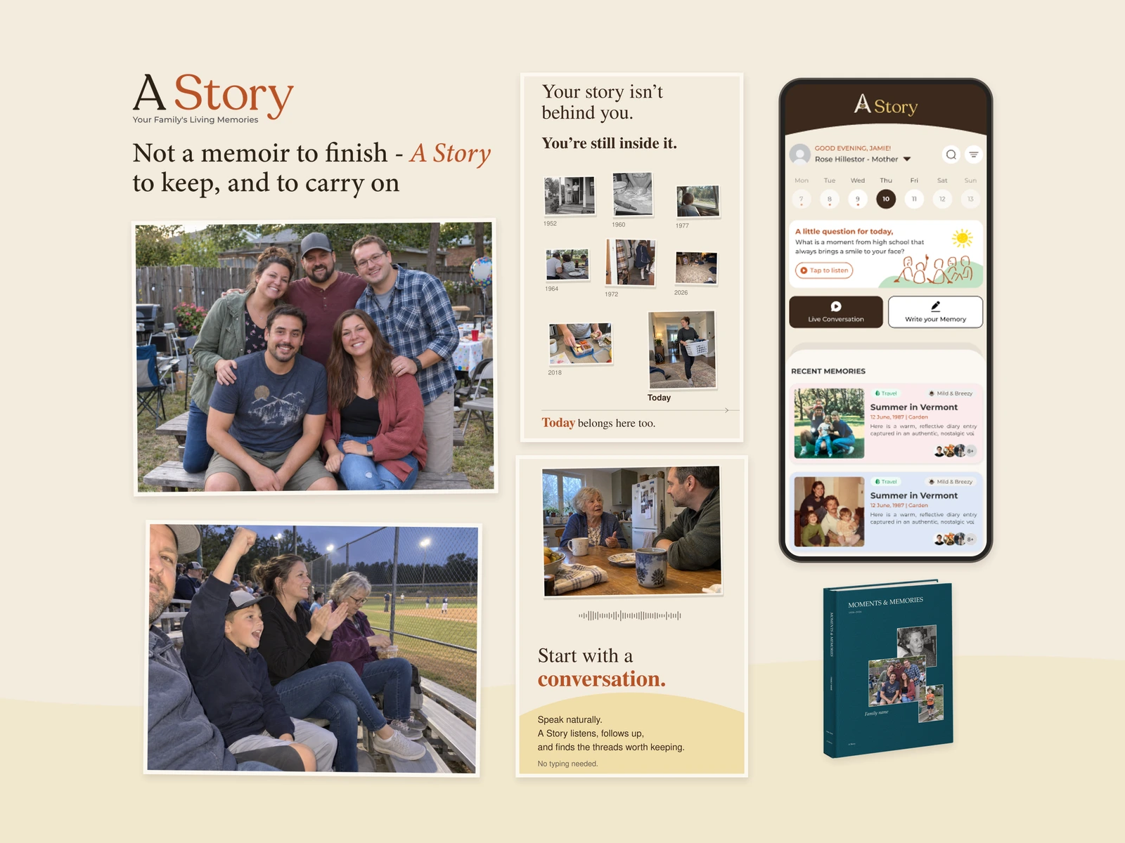 A Story product designs and future keepsake concept